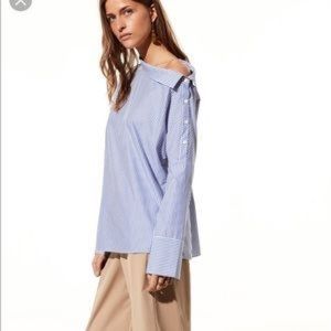 BNWT Aritzia abram blouse size medium yonder